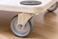 Metafranc Meubelroller 590X490 Sh/Pu 200Kg W - WU0822130 - thumbnail