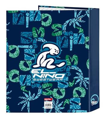 Ringmap El Niño Glassy Marineblauw A4 27 x 33 x 6 cm