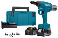 Makita DRV150RTJ | Accu Blindklinknageltang |18V | 5.0Ah | Li-Ion | MBox - thumbnail