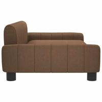 vidaXL Hondenmand 90x53x30 cm stof bruin - thumbnail