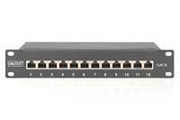 Digitus CAT 6, Cl. E patchpaneel 1U zwart 12x RJ-45 - thumbnail