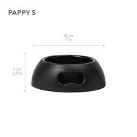 Voerbak voor honden United Pets 350 ml Zwart Polypropyleen - thumbnail