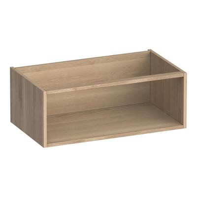 Brauer Flourish - Bijkast - 80 cm - met 1 Opbergvak - Lamellen Eiken Naturel