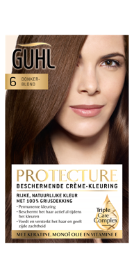 Guhl Protecture Crème-Kleuring 6 Donkerblond