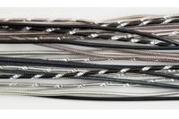 Vaessen Creative • sieraden kit alu-stems 40cmx2mm zilver-zwart 27st. - thumbnail