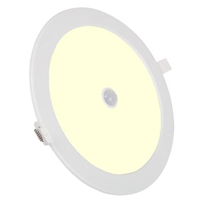 LED Downlight Rond 24W met PIR Bewegingssensor - Warm Wit 3000K