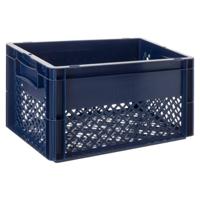 Kunststof Fietskrat Medium 25 liter Blauw - thumbnail