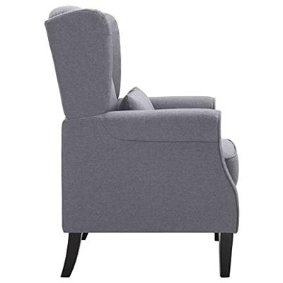 Fauteuil stof donkergrijs Fauteuil stof donkergrijs