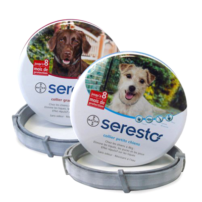 Seresto 1,25 g + 0,56 g vlooien-/tekenband hond tot 8 kg
