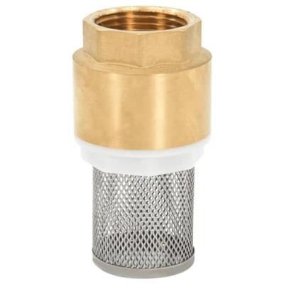 VidaXL Zuigslang met messing koppelingen 1,1&apos;&apos; 20 m pvc zwart