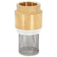 VidaXL Zuigslang met messing koppelingen 1,1&apos;&apos; 20 m pvc zwart - thumbnail