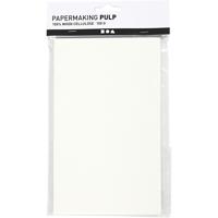 Creativ Company Papier pulp, vel 20x12 cm, off-white, 100 gr/ 1 doos - thumbnail