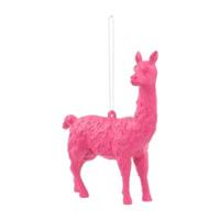 Hanger Lama roze 11 cm | 24 stuks - thumbnail