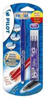 Rollerpen pilot frixion bl-fr7 m + 3 vull paars - thumbnail