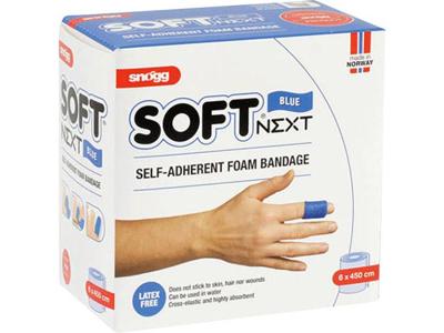 Cederroth zelfklevend schuimverband, blauw, 6 cm x 4,5 m