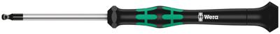 Wera 2052 Kraftform Micro Zeskant-Kogelkop Schroevendraaier, 1/16 duim x 60 mm - 1 stuk(s) - 05118098001 Wera 2052 Kraftform Micro Zeskant-Kogelkop Schroevendraaier, 1/16 duim x 60 mm - 1 stuk(s) - 05118098001