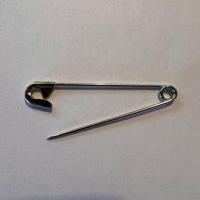 Veiligheidsspeld 58mm zilverkleurig 500x - thumbnail