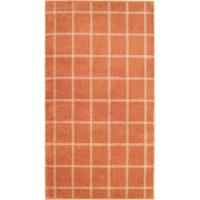 Cawö Cawö Two-Tone Karo Handdoek kupfer 50/100 - thumbnail