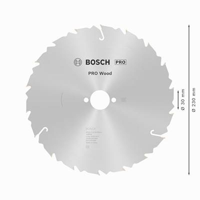 Bosch Accessoires Cirkelzaagblad Standard for Wood Speed 230 x 30 x 2,6 mm, 18 1st - 2608640804 Bosch Accessoires Cirkelzaagblad Standard for Wood Speed 230 x 30 x 2,6 mm, 18 1st - 2608640804