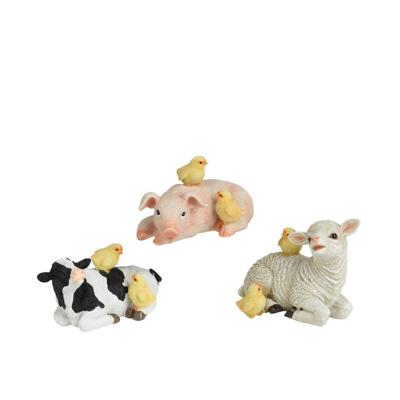 Figuur Dier polyresin 18x11,7x13,7cm