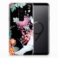 Samsung Galaxy S9 Plus | TPU Hoesje | Bird Flowers - thumbnail