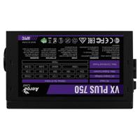 VOEDING AEROCOOL PGS VX-750PLUS 750W 80+ BOX - thumbnail