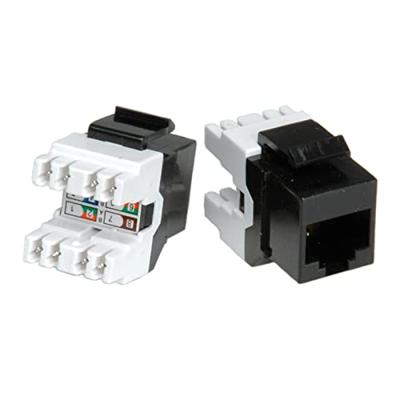 ROLINE Cat.5e (Klasse D) Keystone, RJ45, niet afgeschermd, zwart ROLINE Cat.5e (Klasse D) Keystone, RJ45, niet afgeschermd, zwart