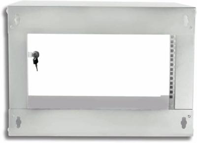 Techly I-CASE EL-1006G45 rack 6U Wandrek Grijs