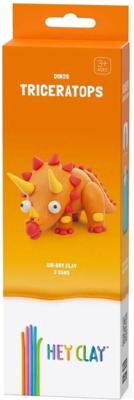 Hey-Clay triceratops 3 cans boetseerklei