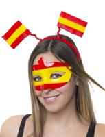 Diadeem Spaanse Vlaggetjes - thumbnail
