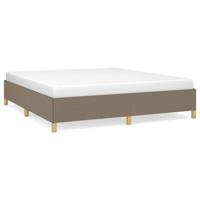 Bedframe zonder matras stof taupe 180x200 cm - thumbnail
