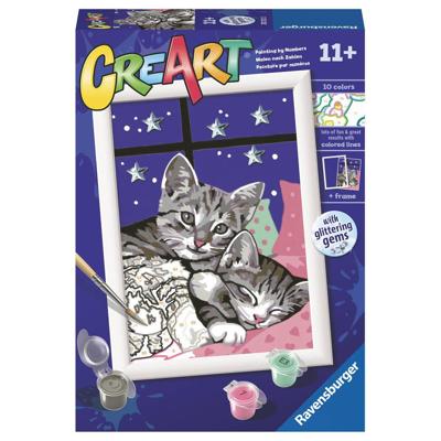 Ravensburger creart serie E sleepy kitties