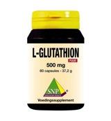 SNP L-Glutathion 500mg puur 60 Vegetarische capsules - thumbnail