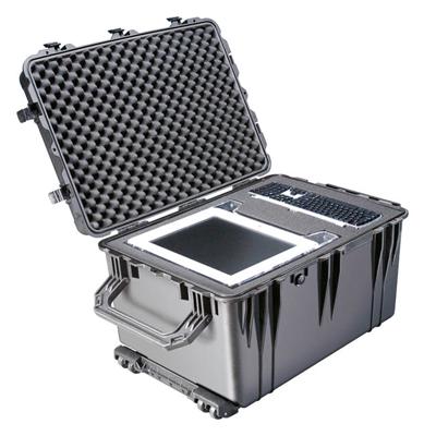 Peli 1660 Schokbestendige Transport Koffer Voor Video-, Drone- En Fotoapparatuur, Ip67 Water- En Stofdicht, Capaciteit: 160L, Gemaakt In Duitsland, Zonder Schuim, Kleur: Zwart