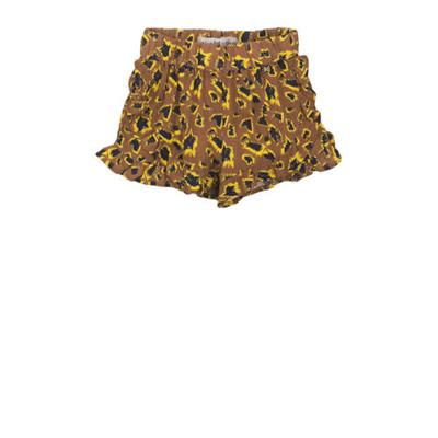 Koko Noko short met all over print camel/zwart/geel Koko Noko short met all over print camel/zwart/geel
