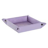 Valet Tray DKD Home Decor Lila Romantiek 20 x 20 x 4 cm - thumbnail