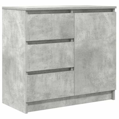 Dressoir met lade 71x35x65 cm spaanplaat betongrijs Dressoir met lade 71x35x65 cm spaanplaat betongrijs
