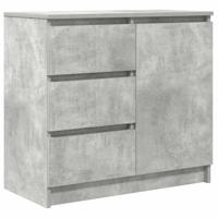 Dressoir met lade 71x35x65 cm spaanplaat betongrijs - thumbnail