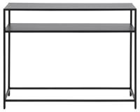 Bendt Sidetable 'Lua' metaal 100cm, kleur Zwart - thumbnail