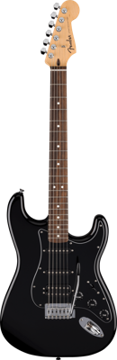 Fender Standard Stratocaster HSS, Black IL