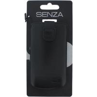 Senza Leather Slide Case Black Size M - thumbnail