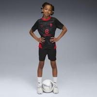 PUMA AC Milan Trainingsshirt 2025-2026 Kids Zwart Rood - thumbnail