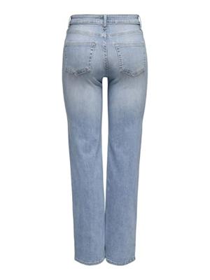 Only Onlblush Mid Straight Dnm Tai467 Noos Straight Leg Light Blue Denim