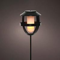 Zonlicht Lumineo 898216 Zwart Ijzer 63 cm Vlameffect Fakkel - thumbnail