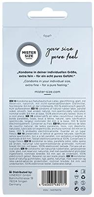 Condooms Mister Size Pure Feel Extra Thin Ø 6,4 cm