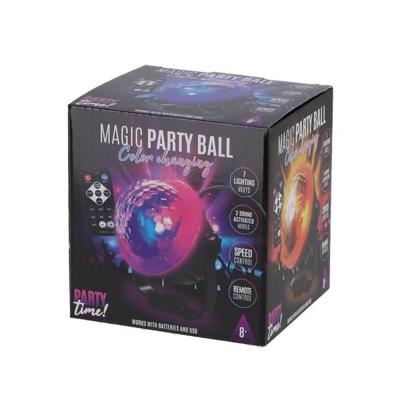 Party Time Magische Party Bal Met Disco Effect En Afstandsbediening Party Time Magische Party Bal Met Disco Effect En Afstandsbediening
