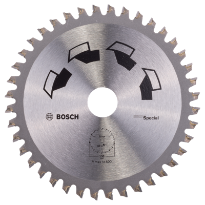 Bosch Accessoires Cirkelzaagblad Special 130X2X20/16,T40 - 2609256884