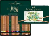 60 PITT pastelpotloden Faber-Castell in metaal etui - thumbnail