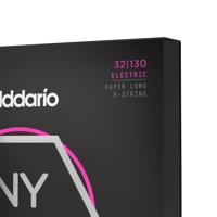 D'Addario NYXL32130SL Nickel Plated Steel Regular Light 32-130 snaren voor 6-snarige basgitaar - thumbnail