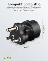 Goobay, 95412, Stopcontact Voor Zuid-Afrika, Stekker, Netadapter, Reisadapter, 1 Stuk - thumbnail